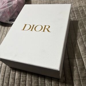 Dior Luxurious White Box with Gold Logo